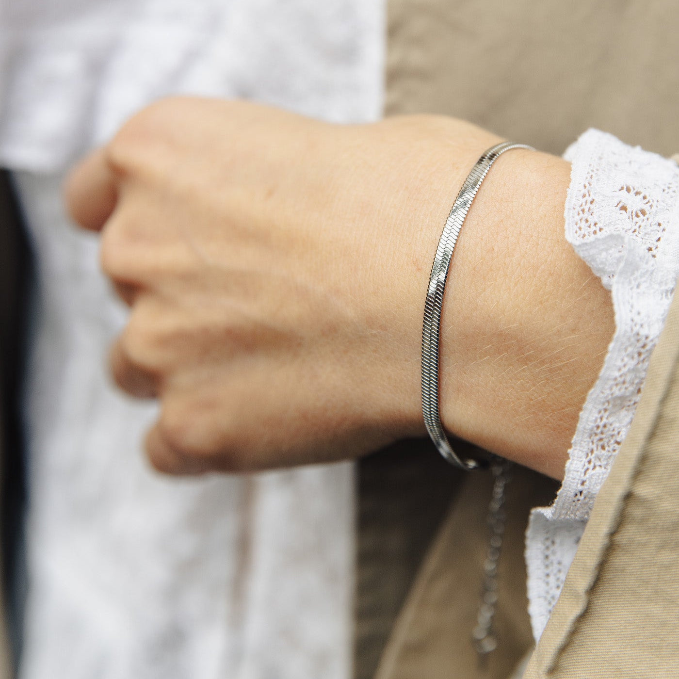 Snake Bracelet - Silver