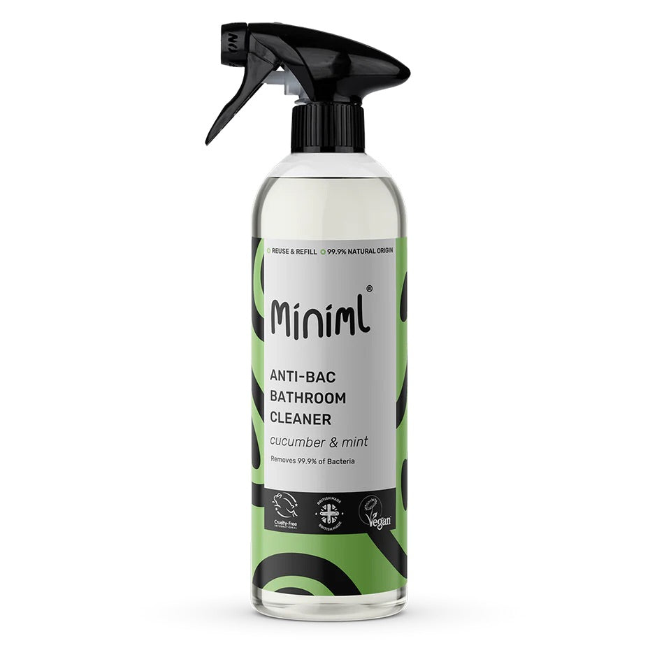 Miniml Anti-Bac Bathroom Cleaner - Cucumber & Mint 750ml