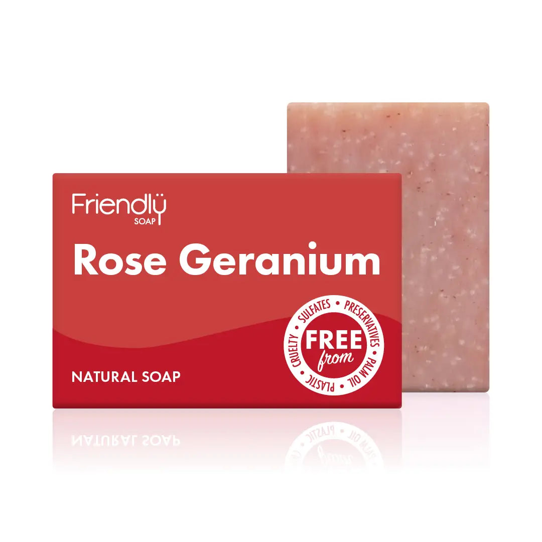 Friendly Rose Geranium Eco Friendly Soap Bar