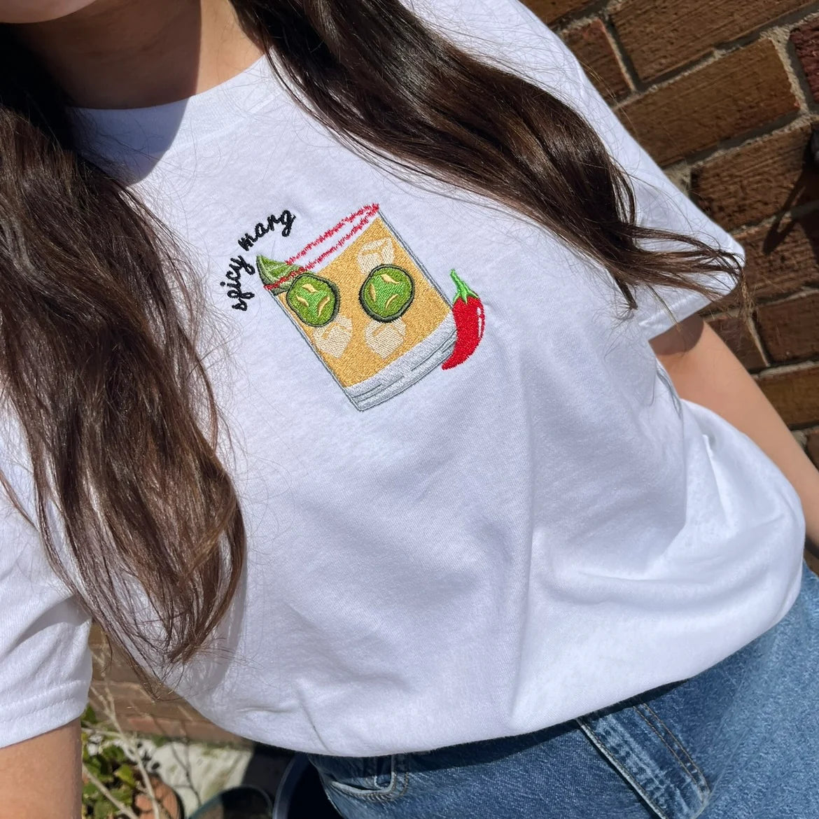Spicy Marg Embroidered T-shirt